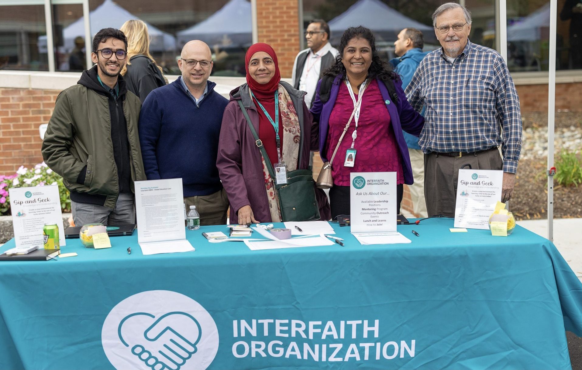 interfaith organization booth
