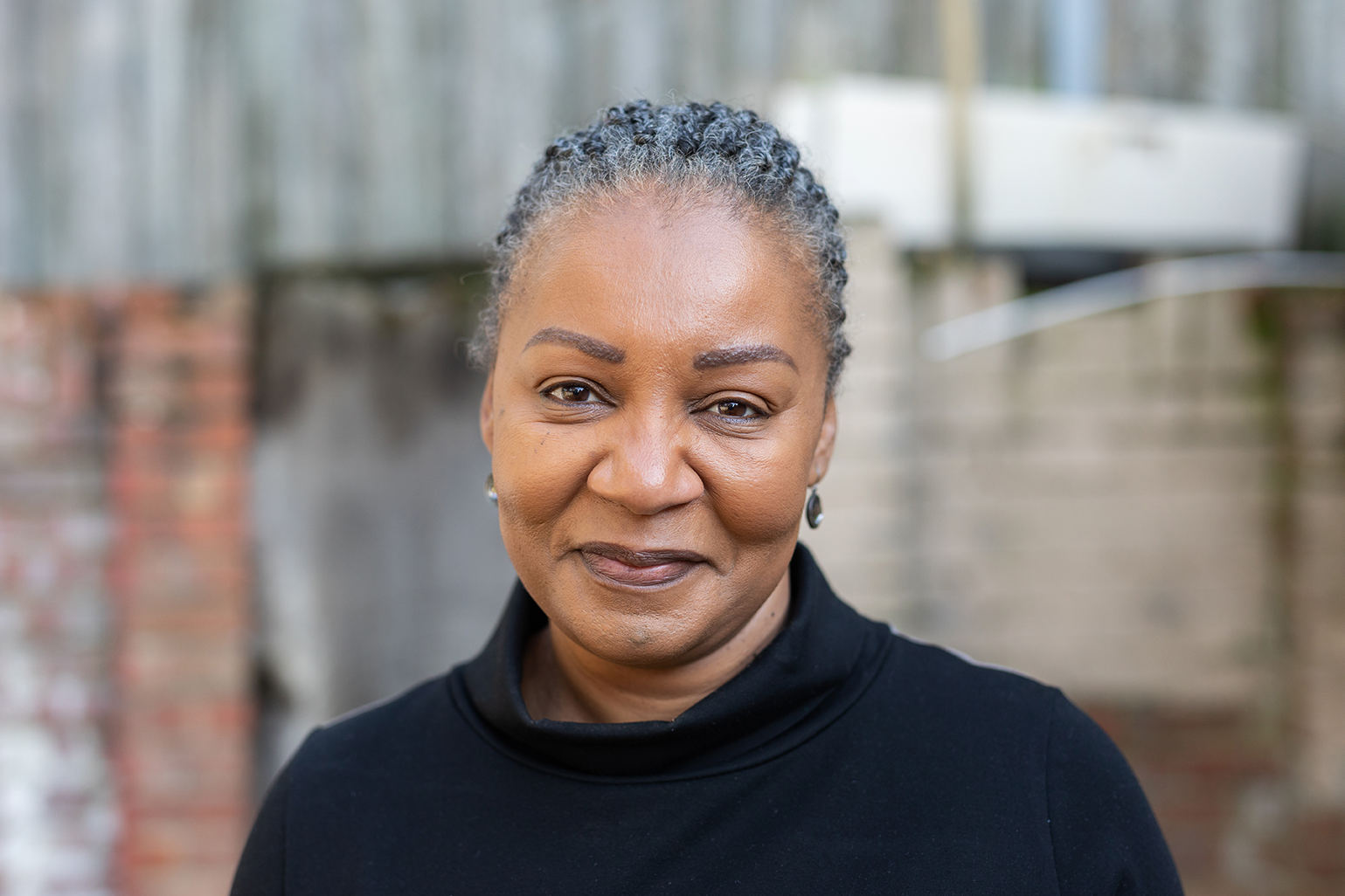 portrait of women with grey hair